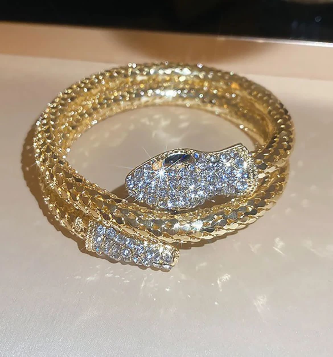 Sparkling snake wrap