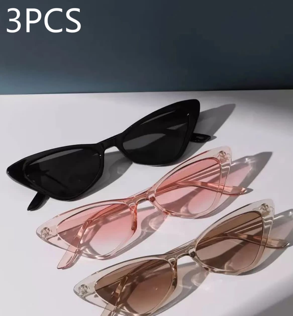 3-piece cat-eye set