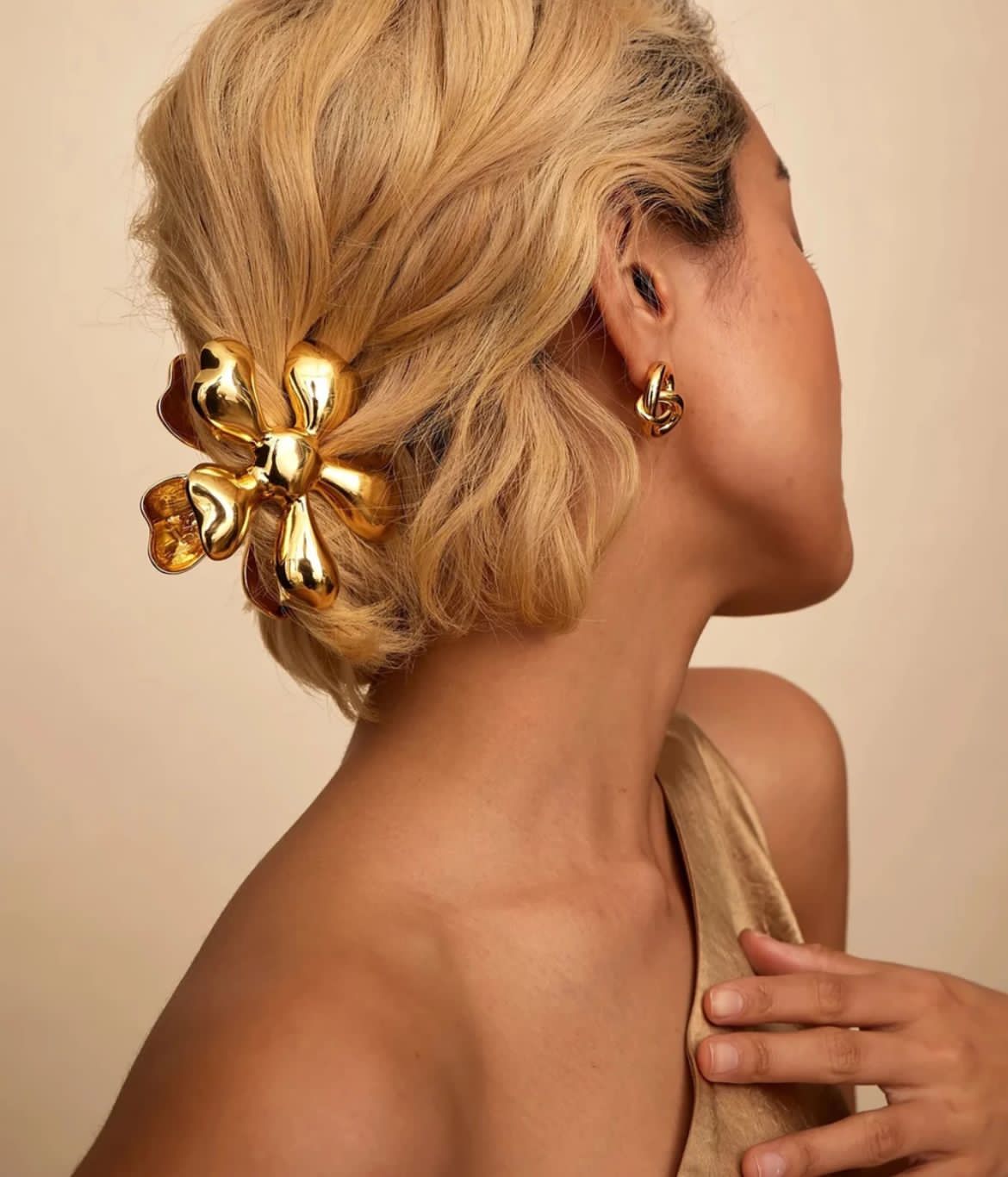 Pink Blossom Hair Clips