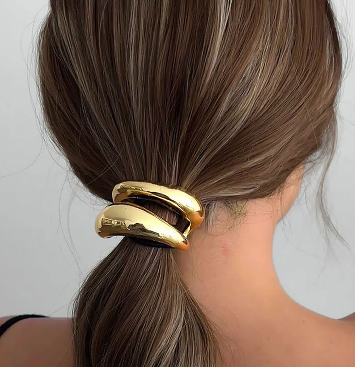 Glossy Flower Claw Clips