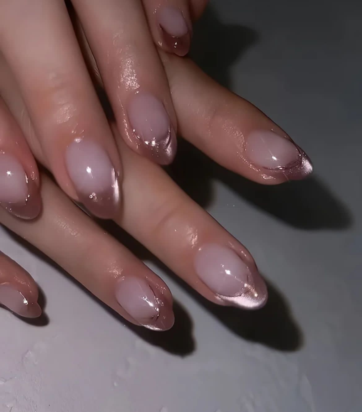 Chrome Pink Tips